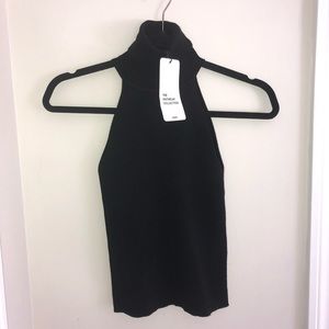 Zara black knit tank